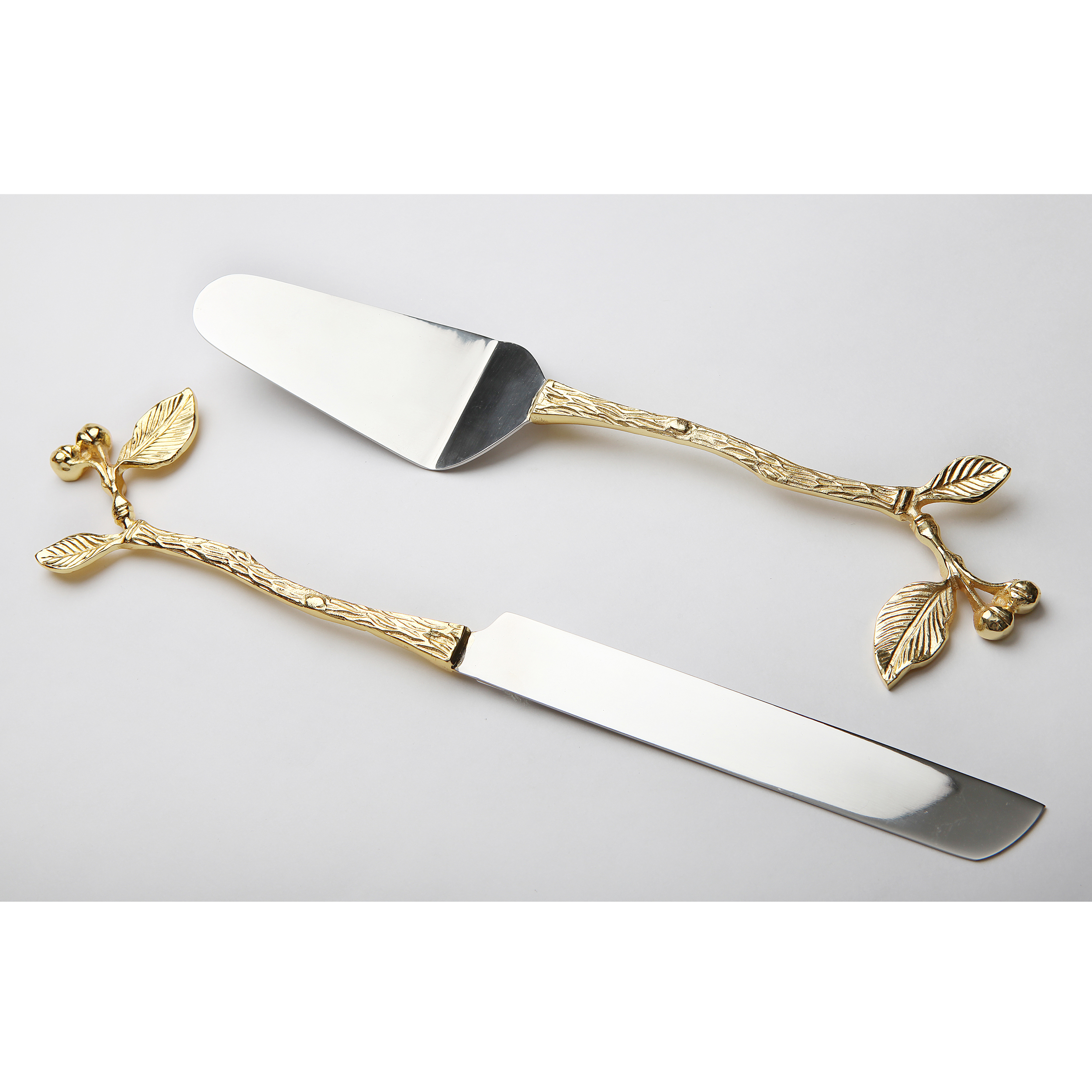 Сервировочный набор для торта "White&gold" Сервировочный набор для торта "White&gold"