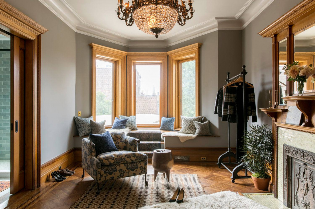 Дизайн интерьера столетнего таунхауса в Бруклине, дизайн студии ERA (Elizabeth Roberts Architects)