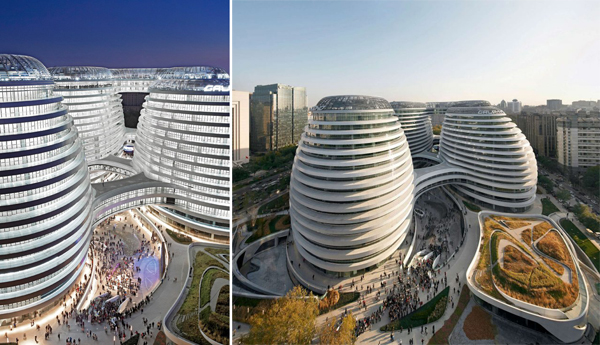 Комплекс Galaxy SOHO в Пекине по проекту Захи Хадид