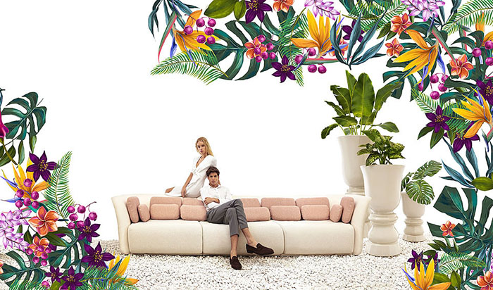 Коллекция outdoor-мебели Suave. Дизайн – Марсель Вандерс (Marcel Wanders) для Vondom