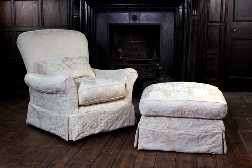 CEZANNE CHAIR & STOOL IN AMALFI FABRIC.JPG