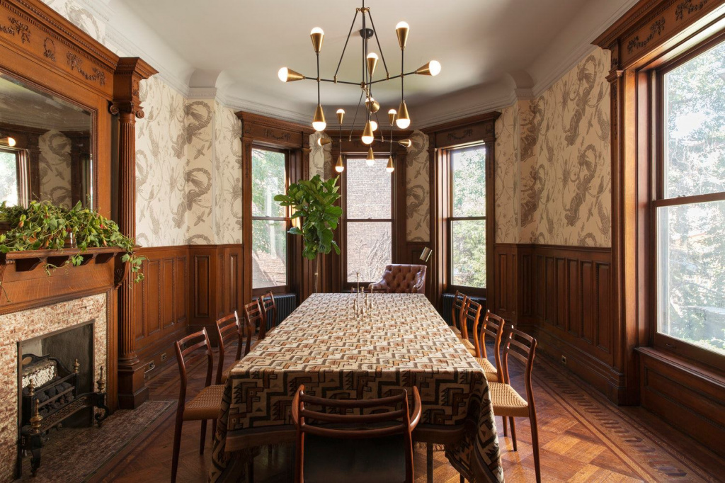 Дизайн интерьера столетнего таунхауса в Бруклине, дизайн студии ERA (Elizabeth Roberts Architects)