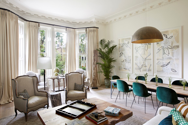  Интерьер квартиры на Harrington Gardens от студии Kitesgrove