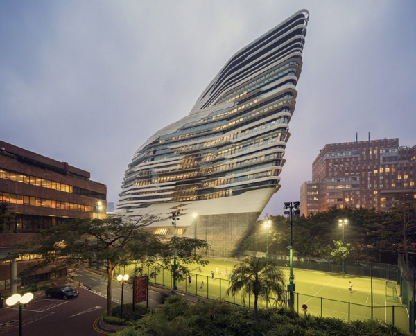 Здание политехнического университета в Гонконге. Фотография Doublespace