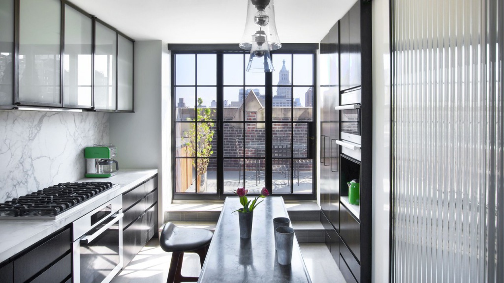 Интерьер трехэтажной квартиры на Манхэттене
