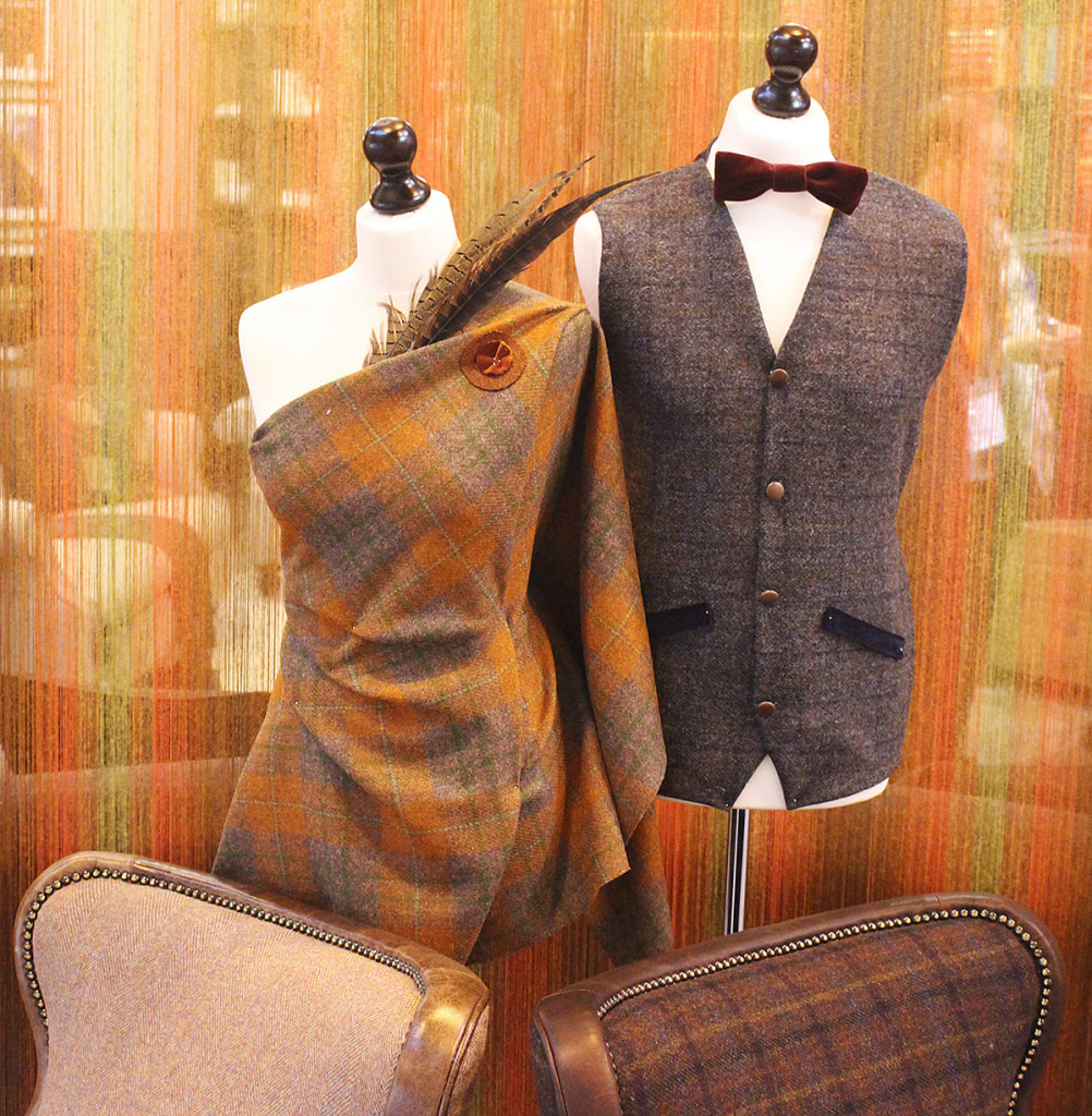 Коллекция мягкой мебели Harris Tweed от британской фабрики Tetrad