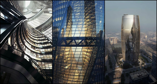 Экологичная двойная башня Leeza SOHO