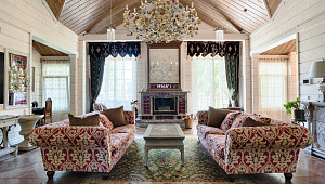 Проект загородного дома в классическом стиле