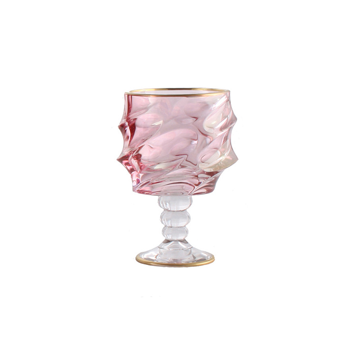 Бокал для вина "Дольче Вита" розовый