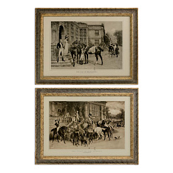 Картины "Сцены с лошадями"