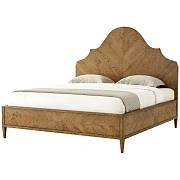 Кровать с деревянным изголовьем "Нова Секвойя" 