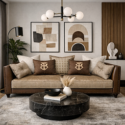 Диван "Этро Монако Рой" трехместный с механизмом