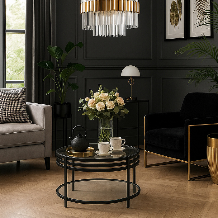 Столик "Риенцо" графит Столик "Риенцо" графит