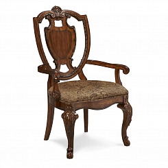 Кресло с деревянной спинкой "Старый Свет"