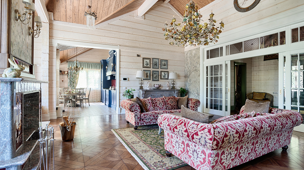 Проект загородного дома в классическом стиле